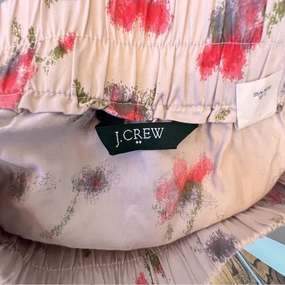 J. CREW Womens Size 8 Athletic Skirt Unlined Lightweight Splatter Paint Colorful - Picture 7 of 9